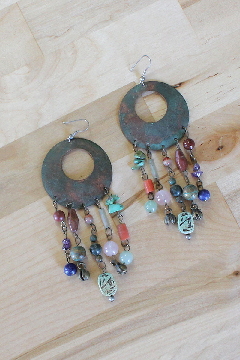 Patina Collage Earrings