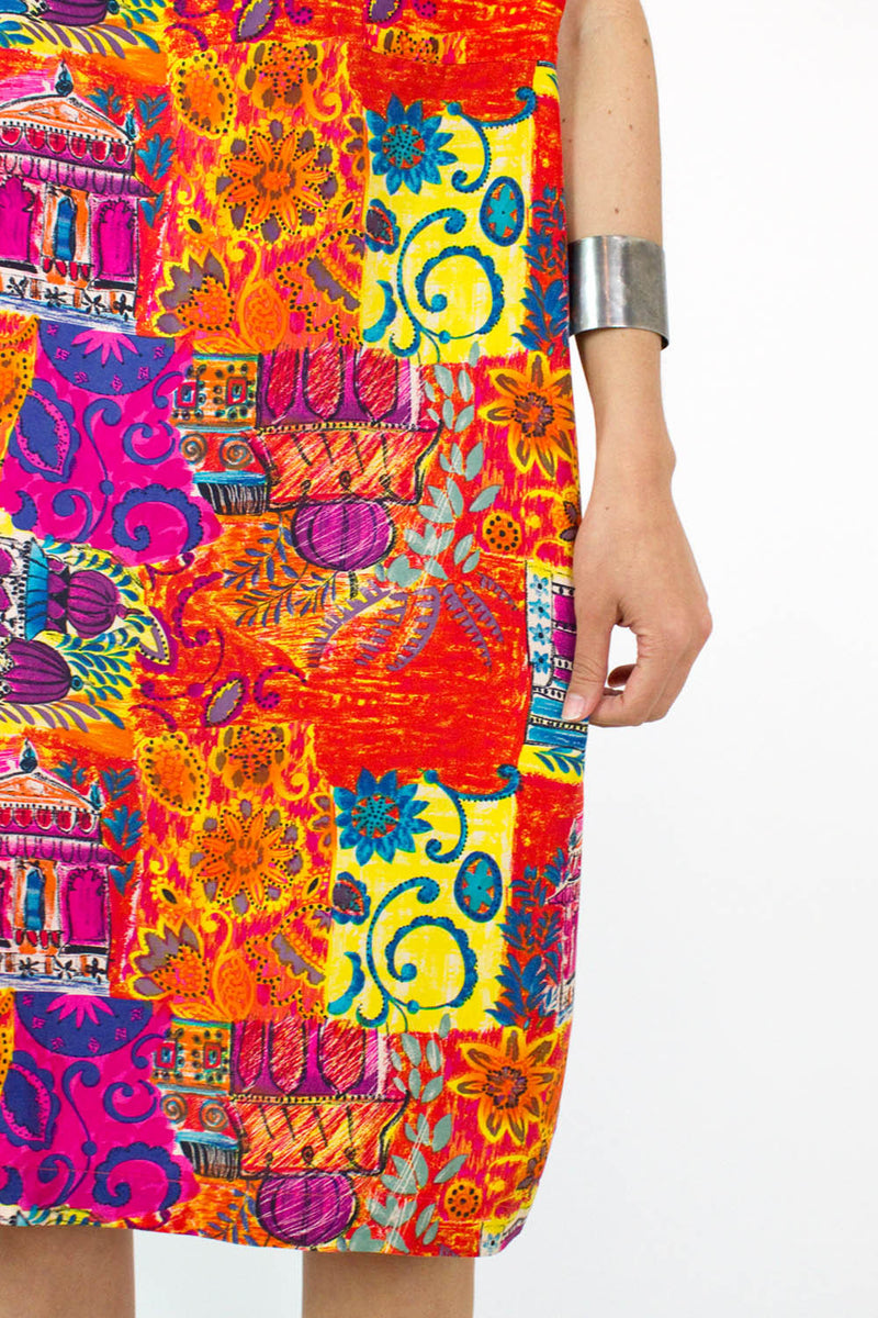 Jaeger Silk Pocket Tee Dress M