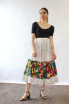 Artegreen Mexican Painted Circle Skirt S