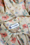 Nipon Maize Floral Dress & Vest Set S/M