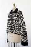 Michael Simon Chunky Graphic Cardigan M/L