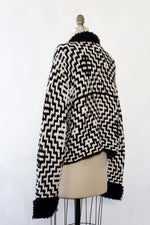 Michael Simon Chunky Graphic Cardigan M/L
