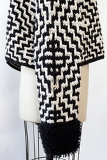 Michael Simon Chunky Graphic Cardigan M/L