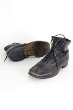 40s Lace Up Leather Boots 8