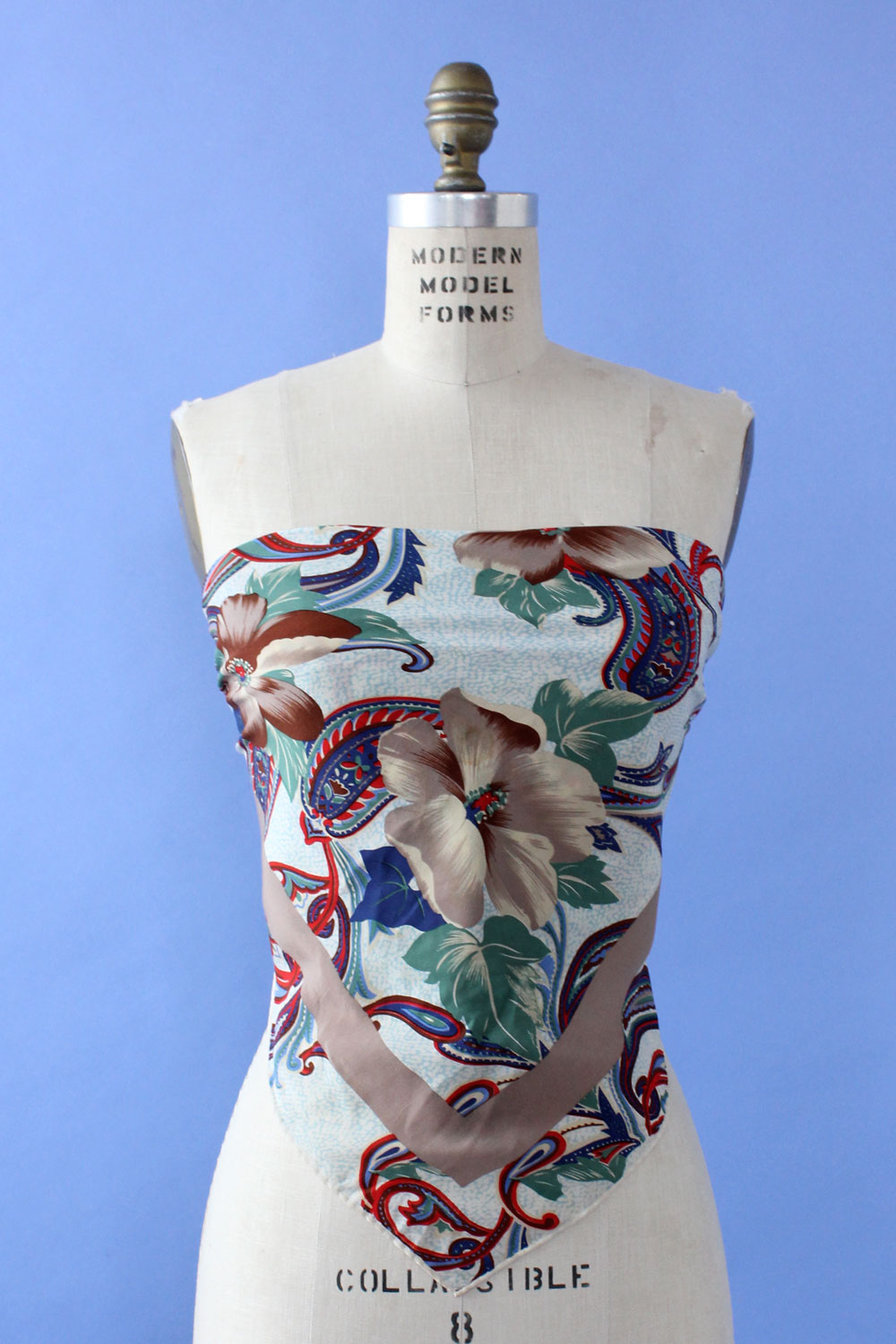 Rainshower Silk Floral Scarf