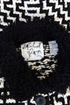Michael Simon Chunky Graphic Cardigan M/L