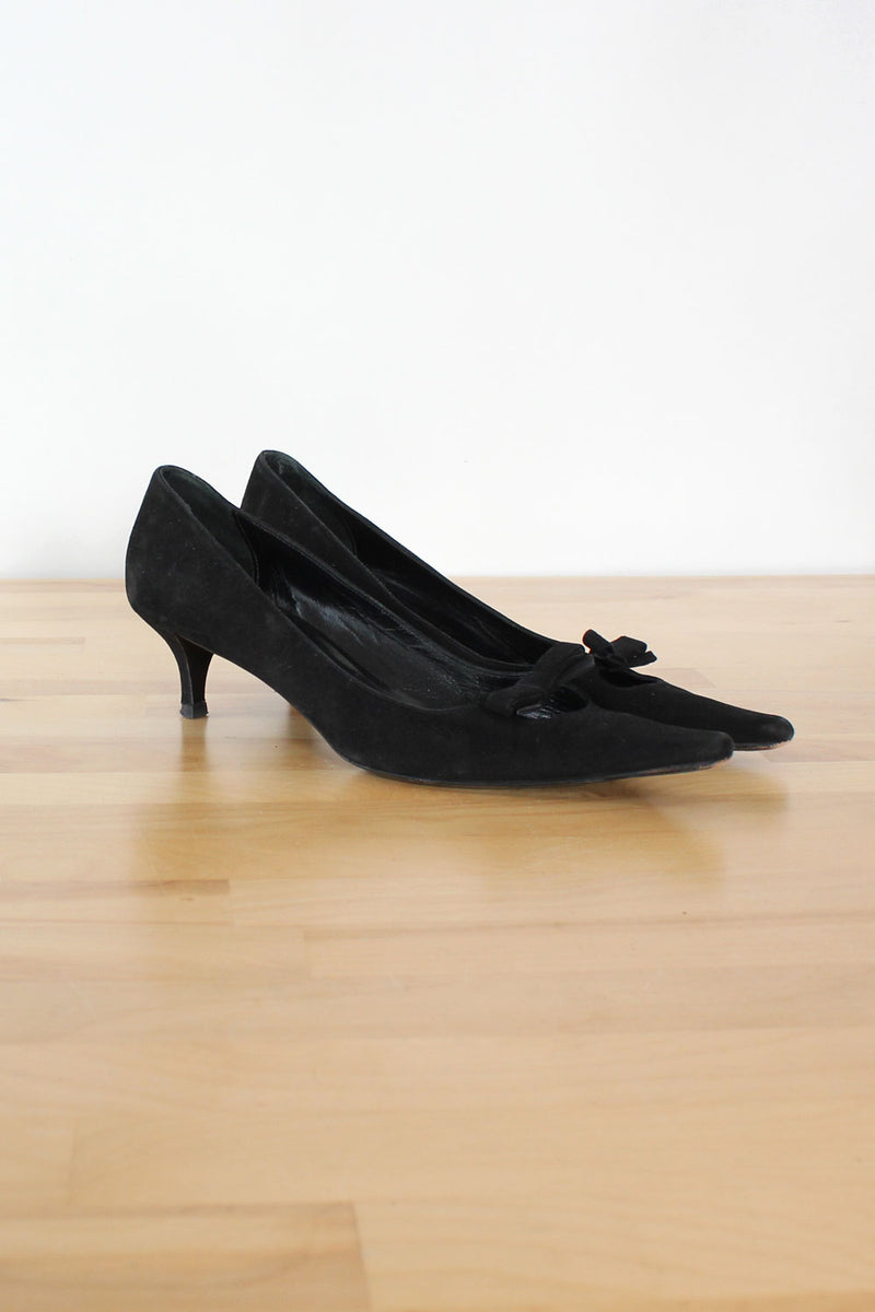 Bettye Mueller Pointy Kitten Heels 7.5-8