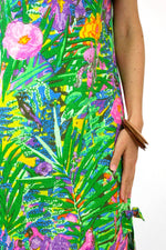 Birds in Barcloth Shift Dress M