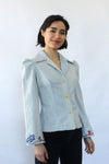 Sundial Embroidered Denim Top S