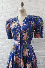 Carol Floral Cotton Tea Dress XS/S