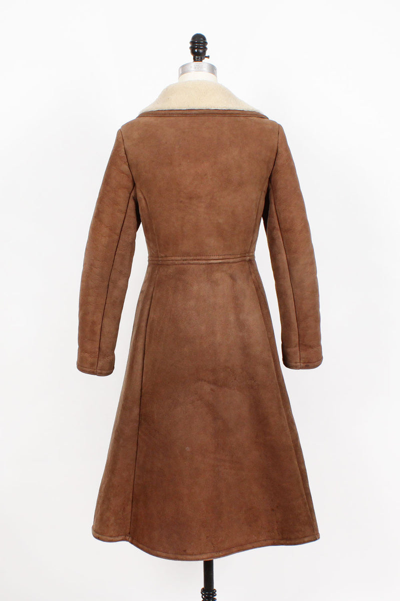 Long Shearling Coat XS/S