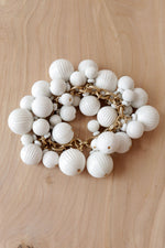 Napier Chunky White Beaded Bracelet