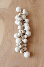 Napier Chunky White Beaded Bracelet
