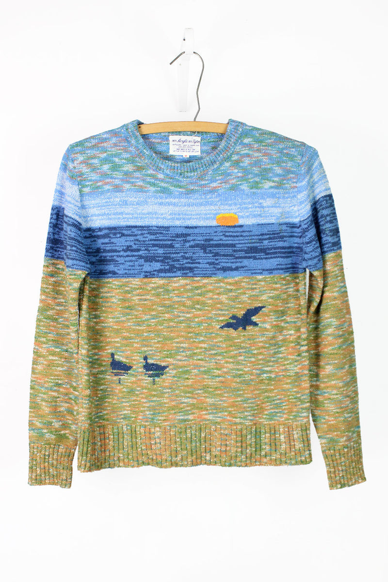 70s Seascape Sweater M