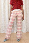 Sunset Plaid Flares M-M/L