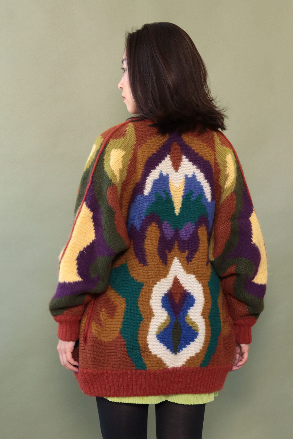 Italian Intarsia Cardigan XS-M