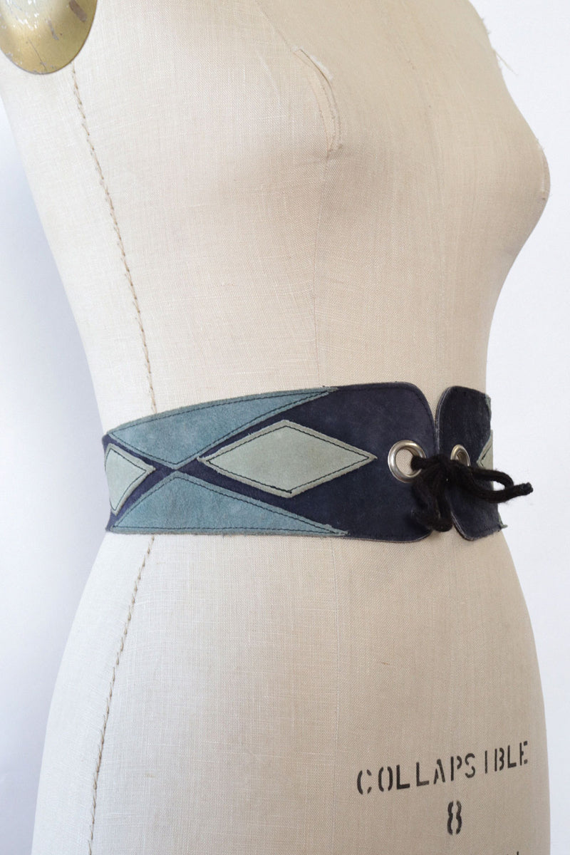 Italian Suede Corset Belt XS-M