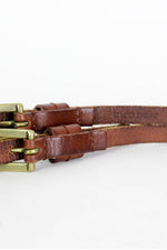 Linea Pelle Double Skinny Belt