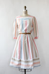 Neapolitan Stripe Cotton Dress M/L