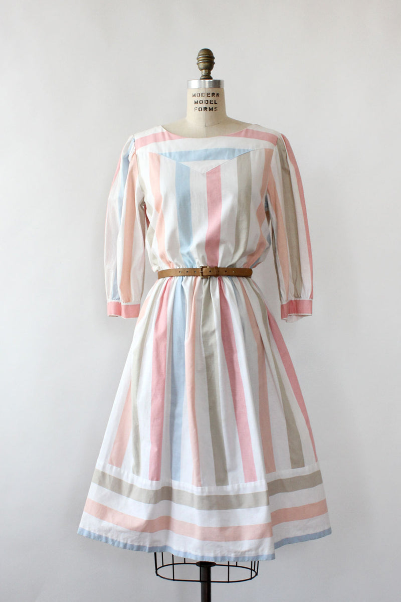 Neapolitan Stripe Cotton Dress M/L