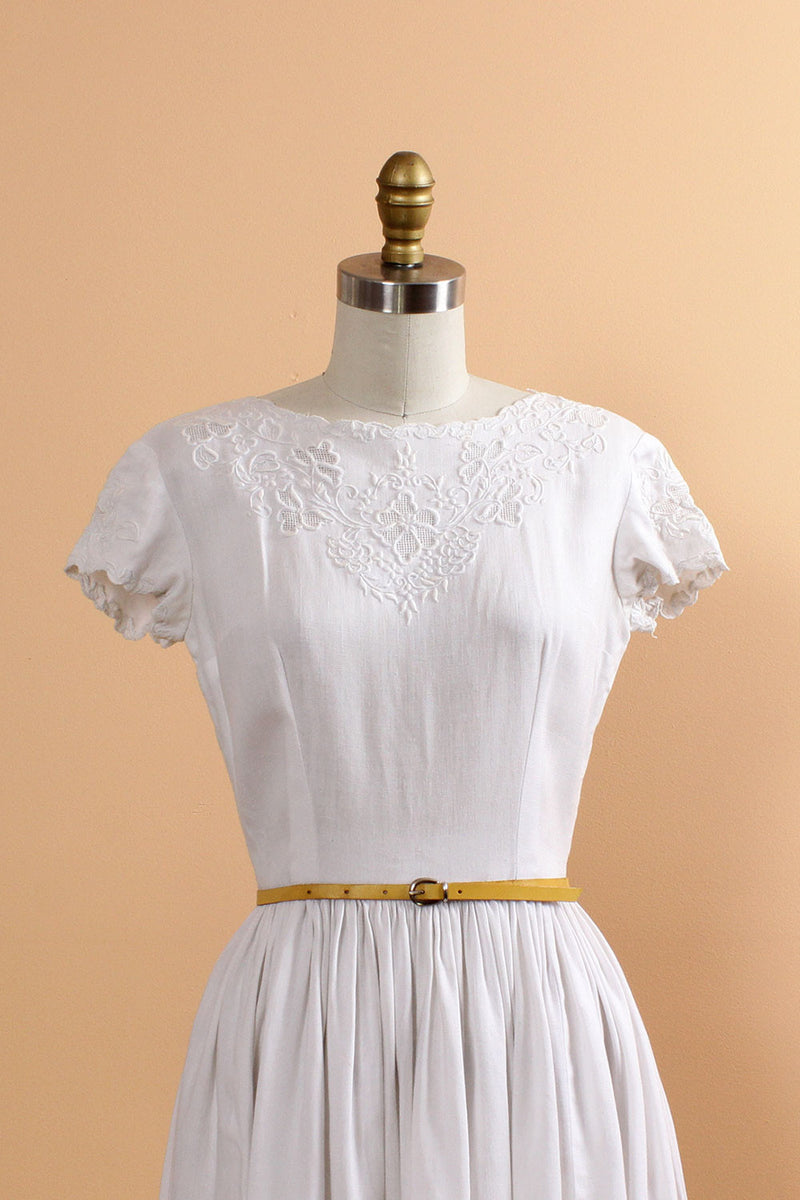 Embroidered Confection Dress XS