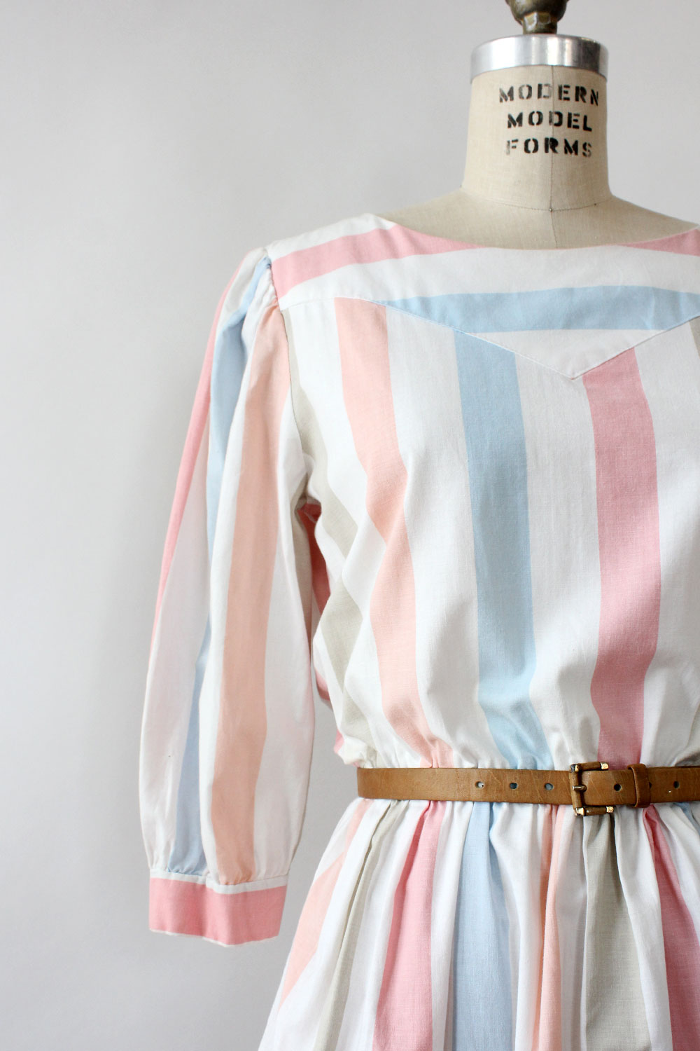 Neapolitan Stripe Cotton Dress M/L