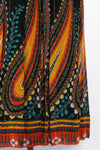 Electric Paisley Maxi Skirt M/L