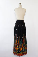 Electric Paisley Maxi Skirt M/L