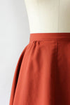 Rust Flare 70s Skirt XS