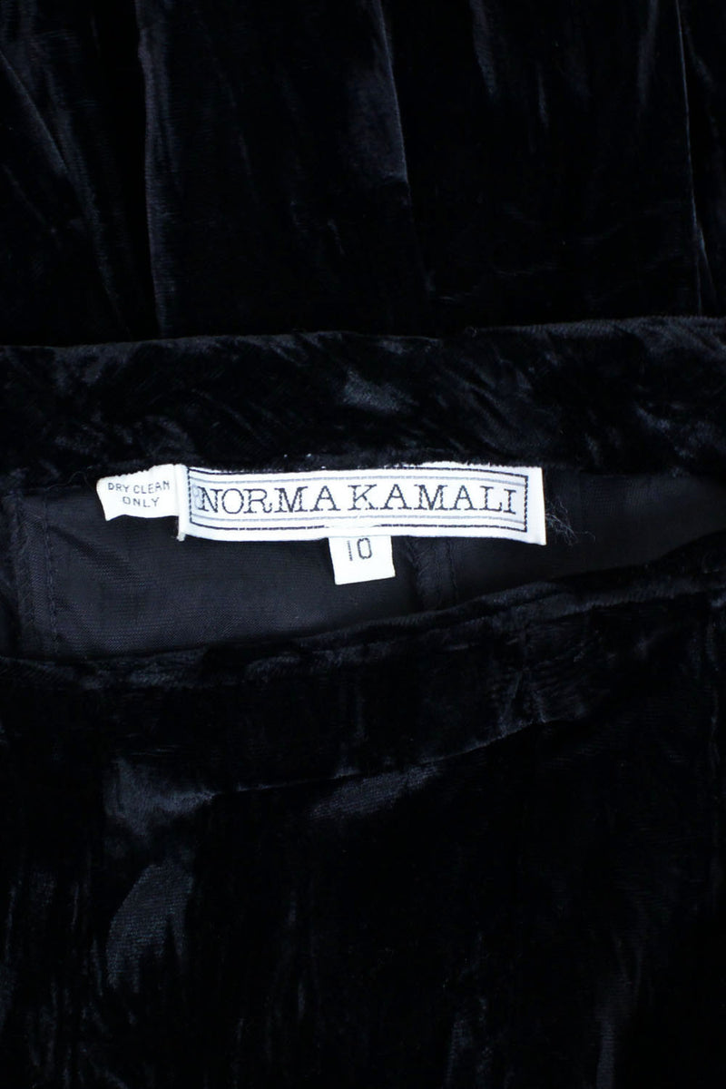 Norma Kamali witchy velvet full circle sweep maxi skirt M