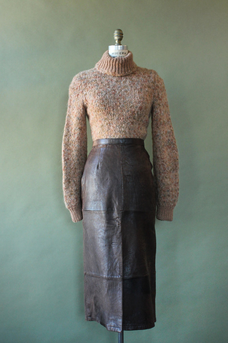 Chestnut Wool Turtleneck S/M