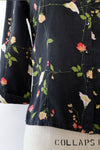 Jenny Silk Floral Blouse S/M