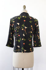 Jenny Silk Floral Blouse S/M