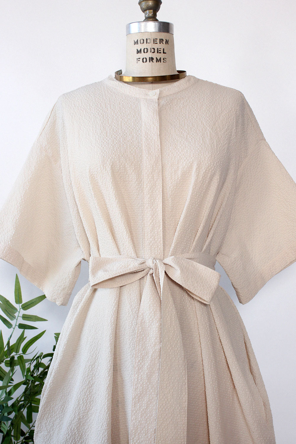 LVIR Reversible Crinkle Caftan Dress M/L