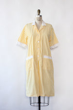 Lemon Stripe Pocket Dress M/L