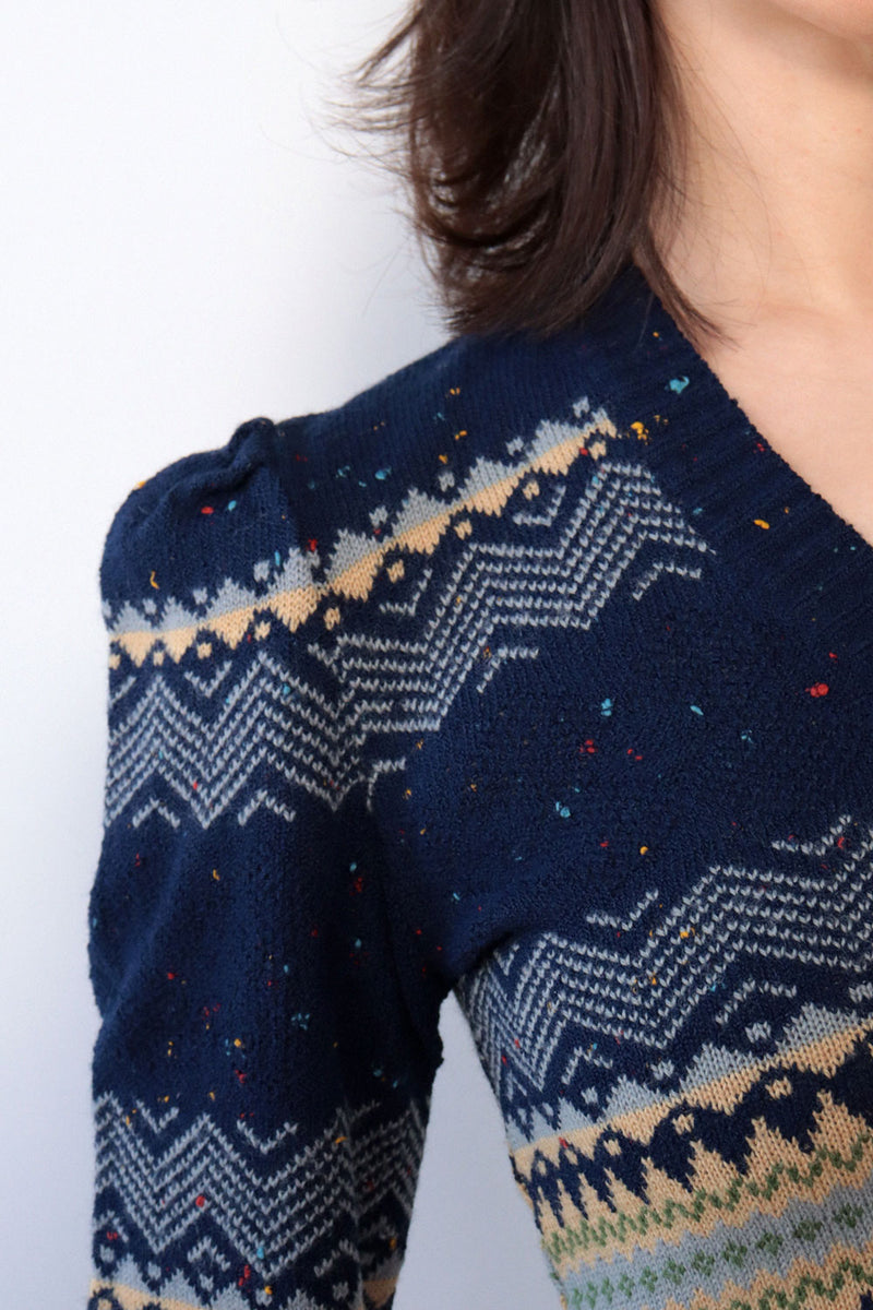 Cacharel Puffed Crop Sweater XS