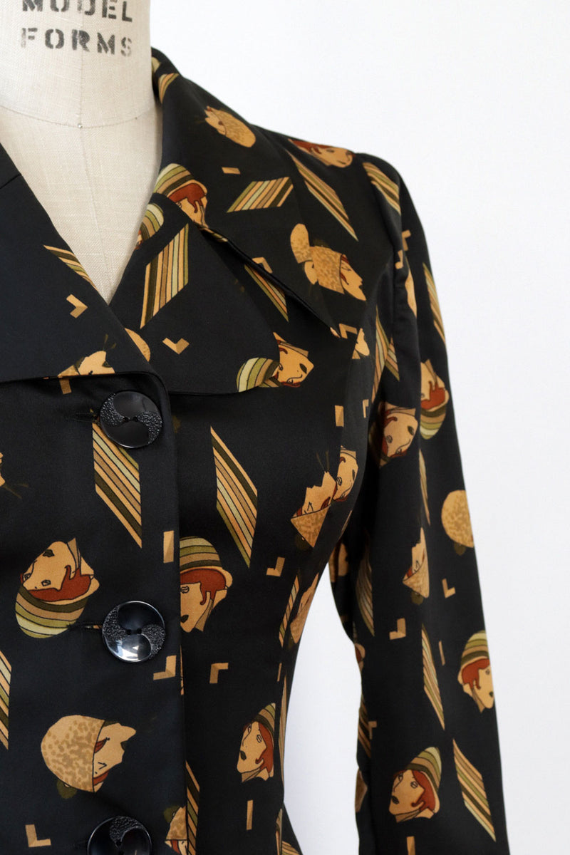Flapper Face Deco Blazer S