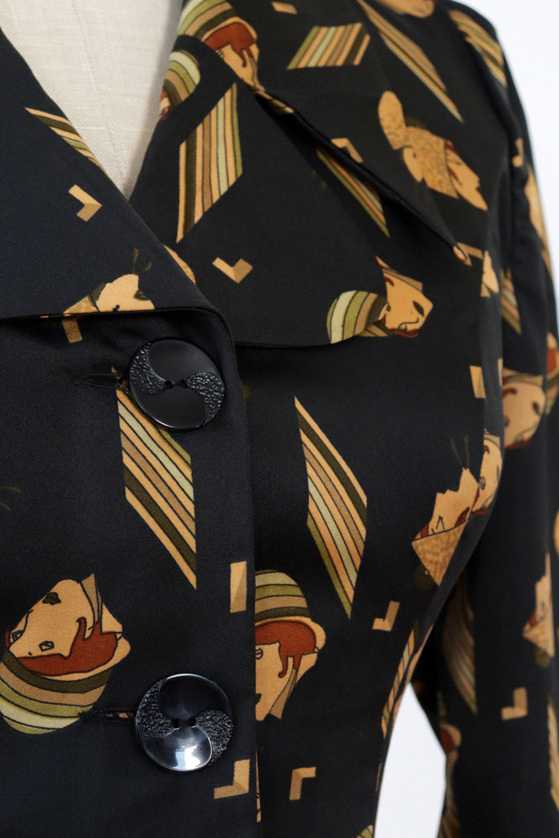 Flapper Face Deco Blazer S