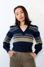 Cacharel Puffed Crop Sweater XS