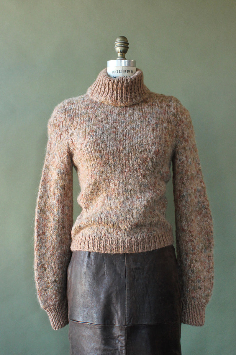Chestnut Wool Turtleneck S/M