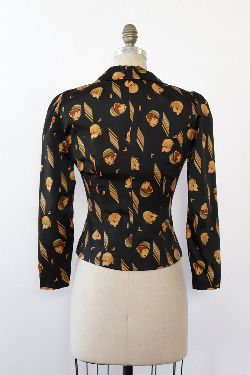 Flapper Face Deco Blazer S