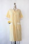 Lemon Stripe Pocket Dress M/L