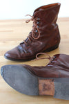 Joan & David Leather Lace-up Boots 10
