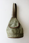 Sage Leather Convertible Backpack