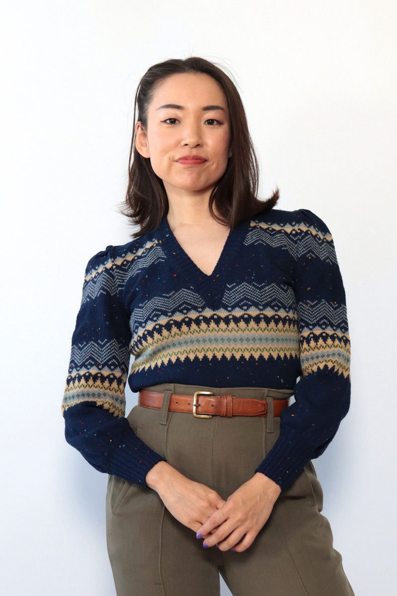 Cacharel Puffed Crop Sweater XS