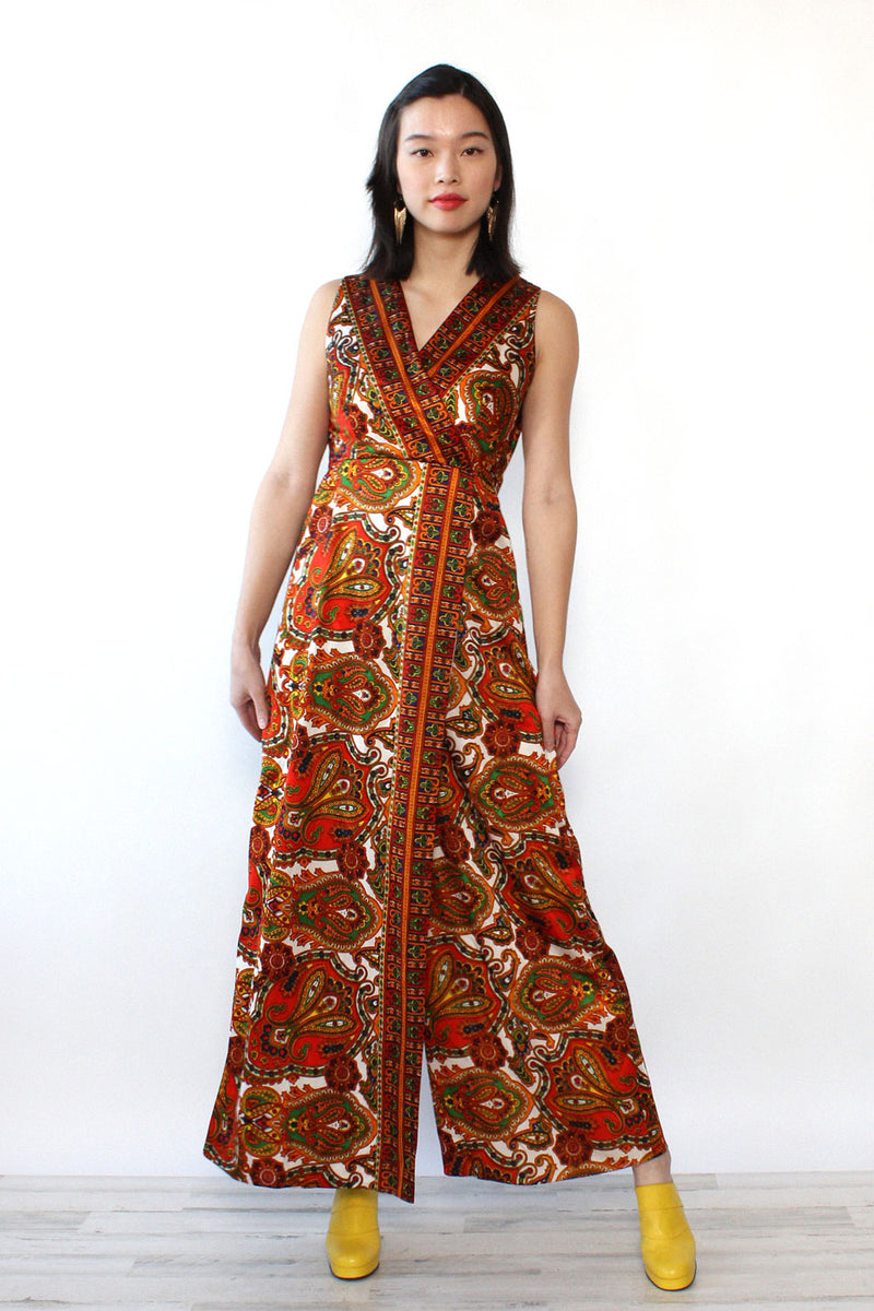 Paisley Power Wide Leg Jumpsuit S/M