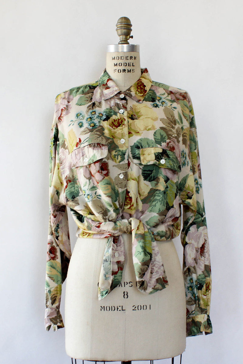 Tea Rose Garden Blouse