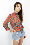 Kilim Print Buttondown M