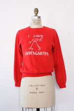 I Love Kindergarten Soft Sweatshirt XS-M