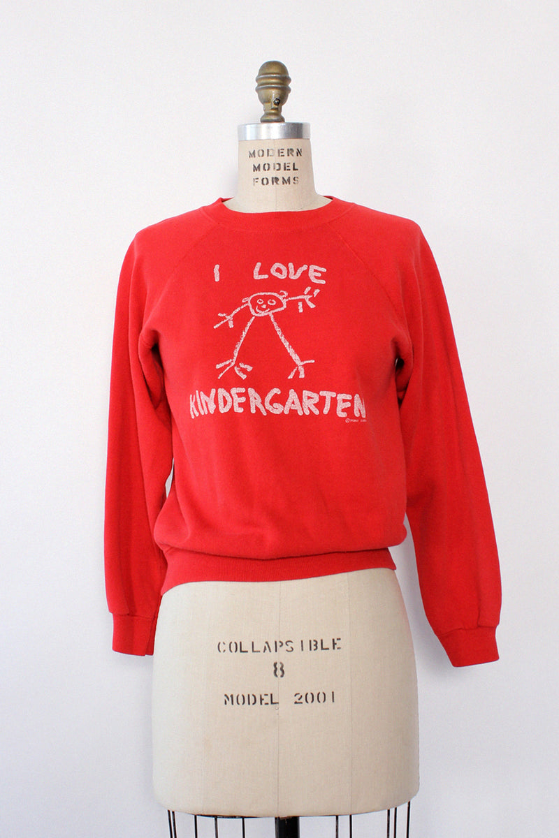 I Love Kindergarten Soft Sweatshirt XS-M